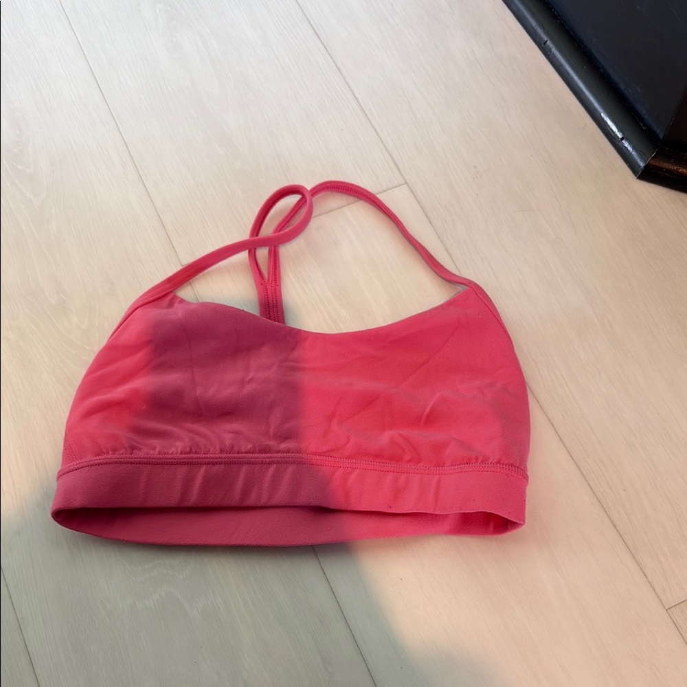 Lululemon Pink Strappy Sports Bra